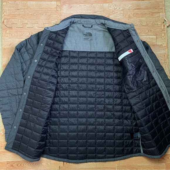 The North Face x Yokohama Tire Thermoball Eco-Shirt Jacket Mens Large Dark Gray - Picture 4 of 14